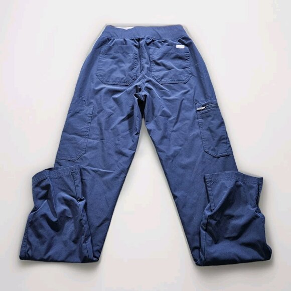 Figs Scrub Pants Womens XXS Yola Navy Blue FREEx Lined  High Waist W23SW2007 - Picture 14 of 14